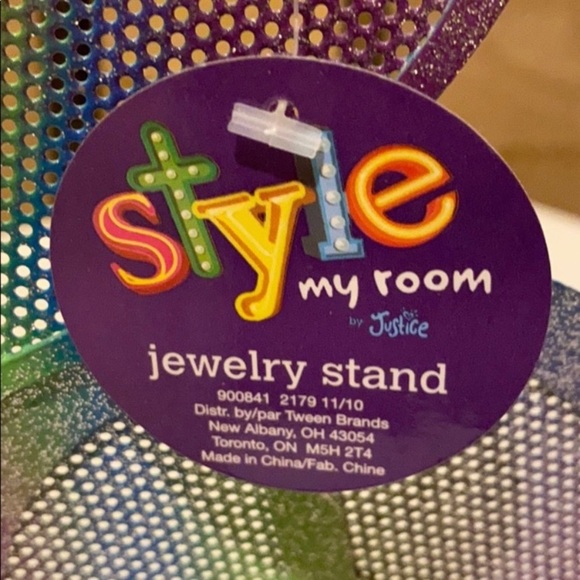 Justice “Smile” Jewelry Tray and Stand - Picture 7 of 10